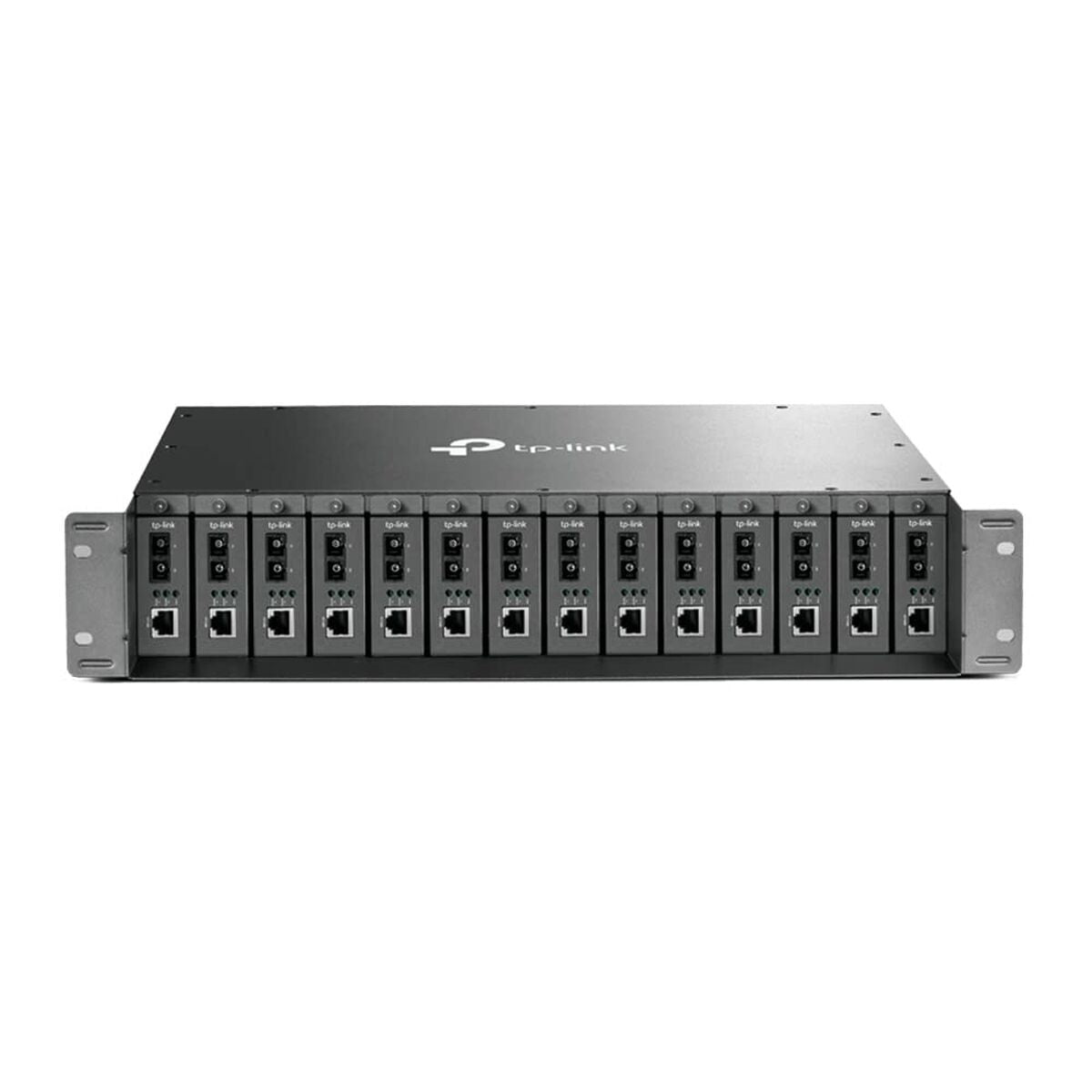 14 slot media converter chassis