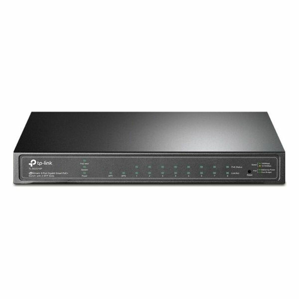 8 Port Smart PoE Switch with 2 SFP ports