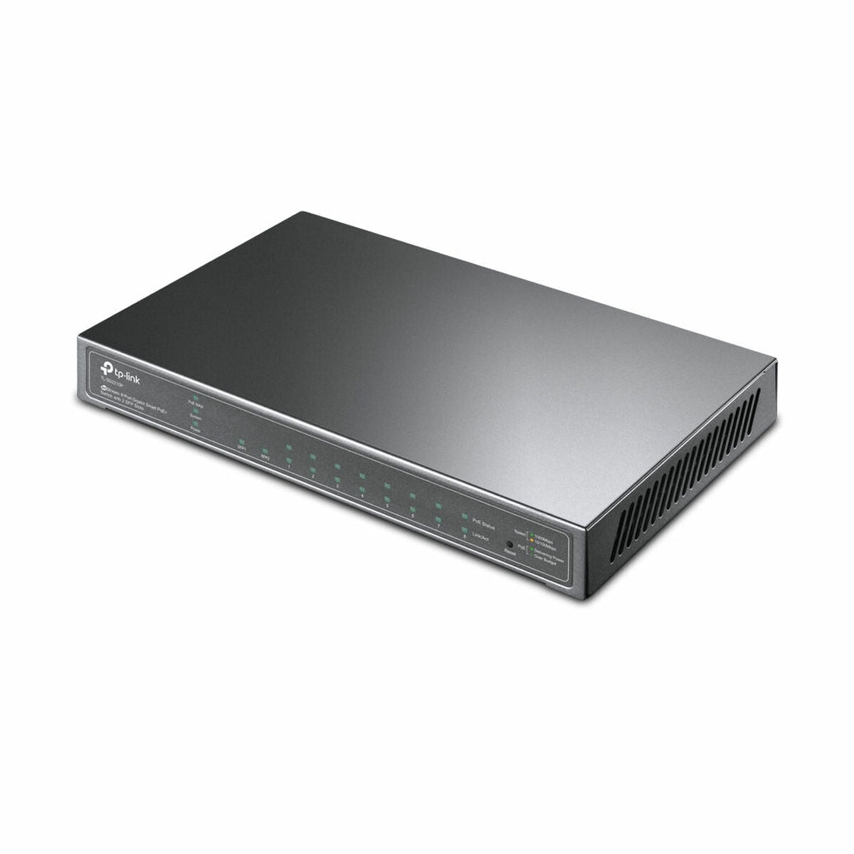8 Port Smart PoE Switch with 2 SFP ports