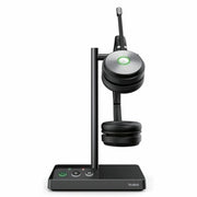 Yealink WH62 Dual Teams Sans fil Arceau Bureau/Centre d'appels Micro-USB Socle de chargement Noir