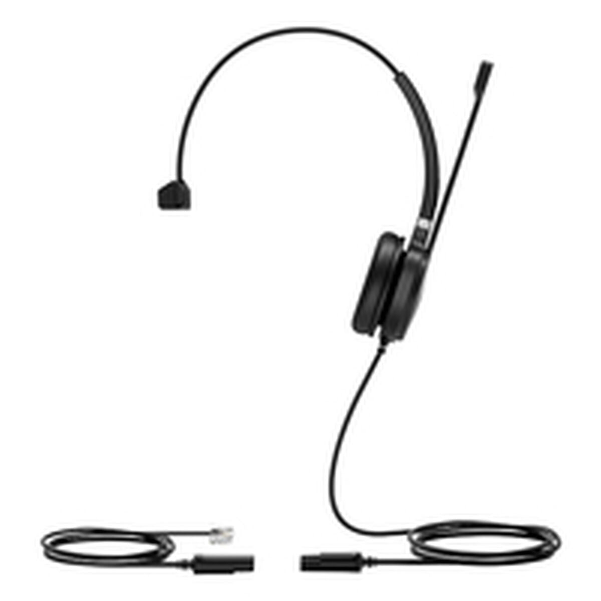 Yealink YHS36 Mono Casque de Bureau Fil Noir Argent