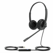 Yealink UH34 Dual Teams Avec fil Arceau Bureau/Centre d'appels USB Type-A Noir