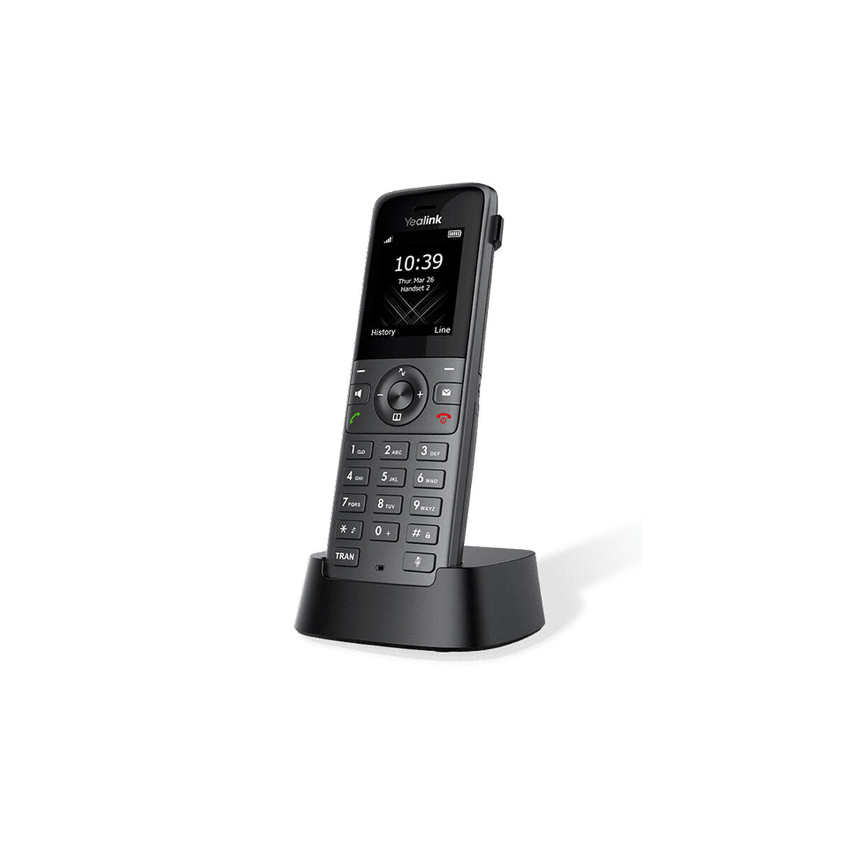 Yealink 1302021 W73H Téléphone mobile IP sans fil Noir 2 lignes 50m de portée intérieure