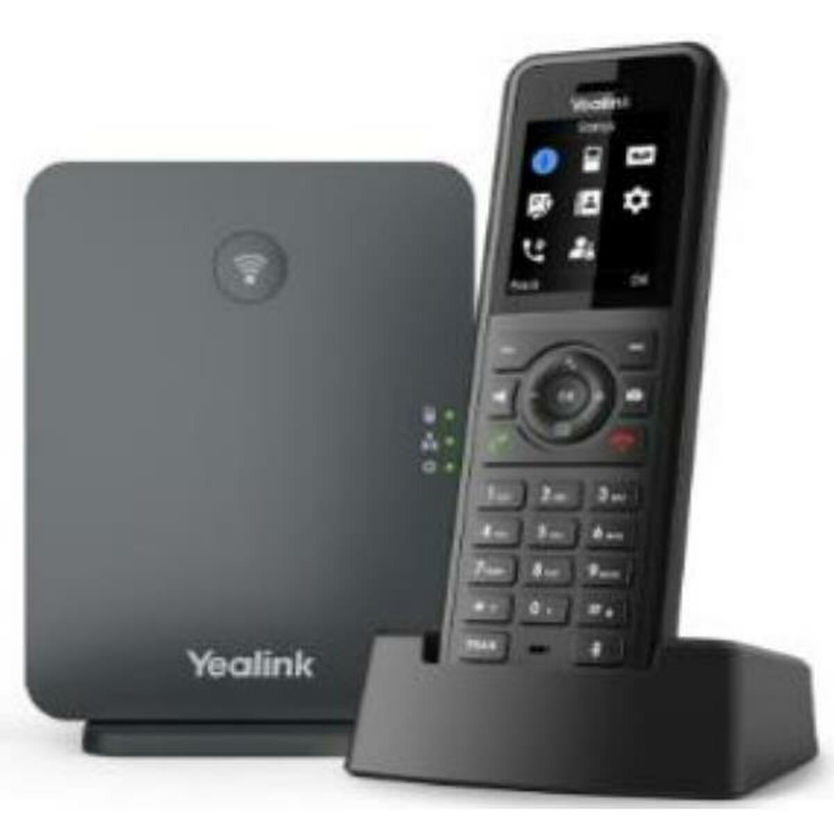 Yealink 1302027 Téléphone IP sans fil avec écran TFT et capacité de répertoire de 1000 contacts