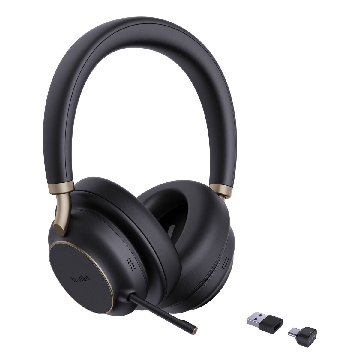 Yealink BH76 Plus Teams USB-C/A Sans fil Arceau Appels/Musique USB Type-C / USB Type-A Bluetooth