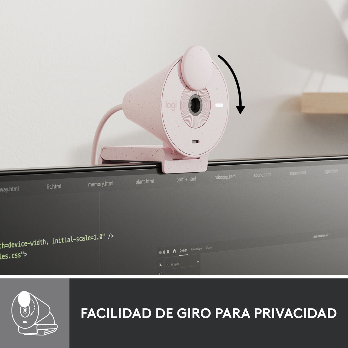 LOGITECH BRIO 300 Webcam colour 2 MP 1920 x 1080 720p 1080p audio USB-C