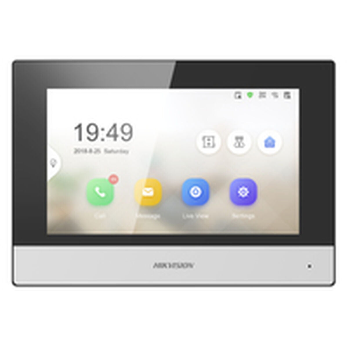 Interphone Vidéo Intelligent Hikvision DS-KH6320-TE1 Noir Gris Métal Plastique