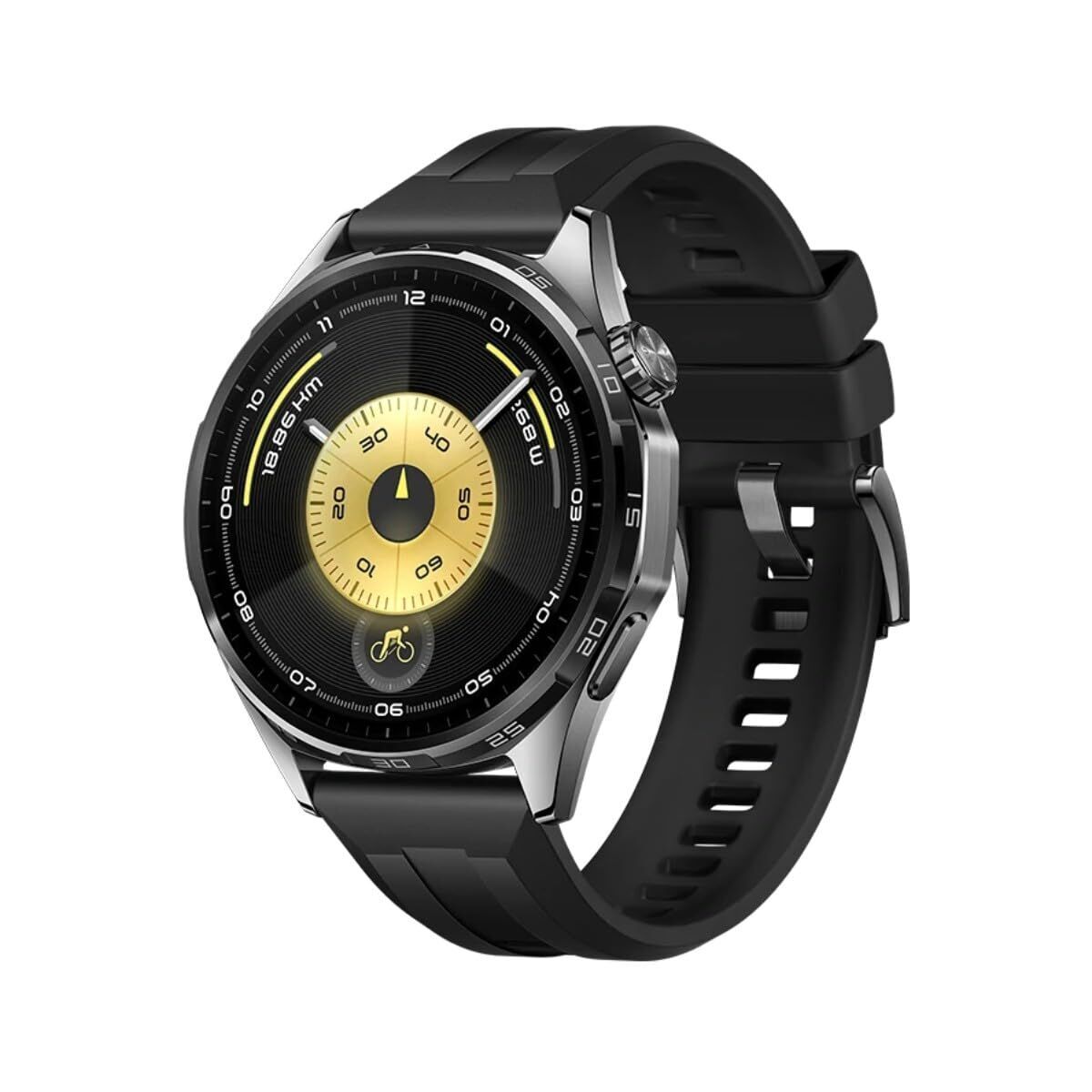 "Huawei WATCH GT6 3,73 cm (1.47"") AMOLED 46 mm Numérique 466 x 466 pixels Écran tactile Noir GPS (satellite)"