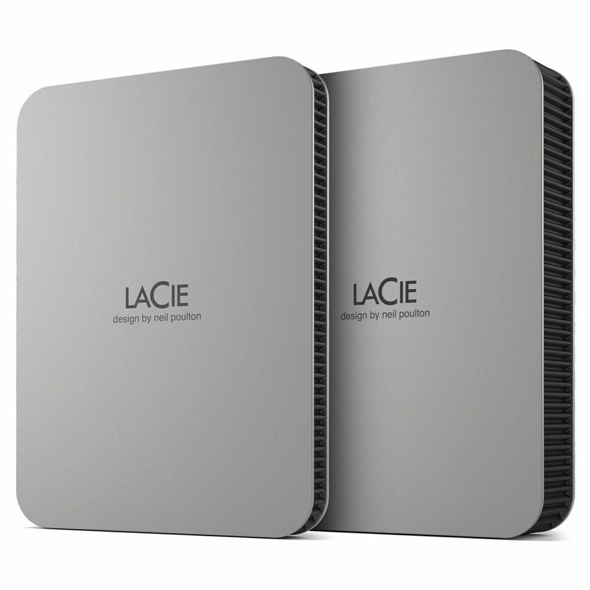 LACIE Mobile Drive HDD USB-C 5To 2.5p Moon Silver with USB-C cable