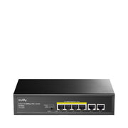 Cudy FS1006P commutateur réseau Non-géré Fast Ethernet (10/100) Connexion Ethernet, supportant l'alimentation via ce port (PoE) Noir