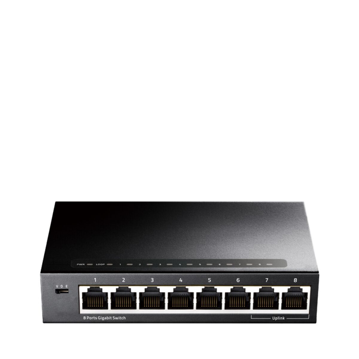 Cudy GS108 commutateur réseau Non-géré Gigabit Ethernet (10/100/1000) Noir