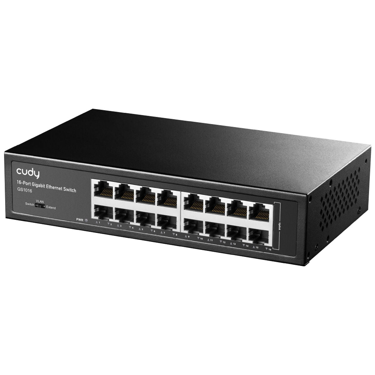 Cudy GS1016 commutateur réseau Non-géré Gigabit Ethernet (10/100/1000) Noir