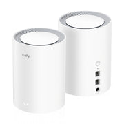 Cudy M1800 2-pack Bi-bande (2,4 GHz / 5 GHz) Wi-Fi 6 (802.11ax) Blanc 1 Interne