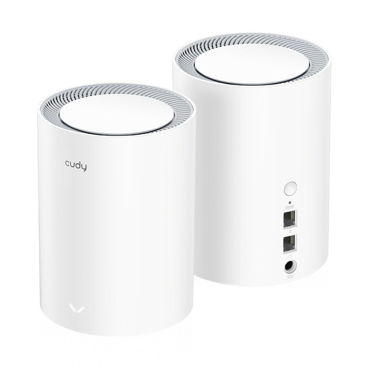 Cudy M1800 2-pack Bi-bande (2,4 GHz / 5 GHz) Wi-Fi 6 (802.11ax) Blanc 1 Interne