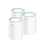 Cudy M1300 3-PACK systeme Wi-Fi maillé Bi-bande (2,4 GHz / 5 GHz) Wi-Fi 5 (802.11ac) Blanc 2 Interne