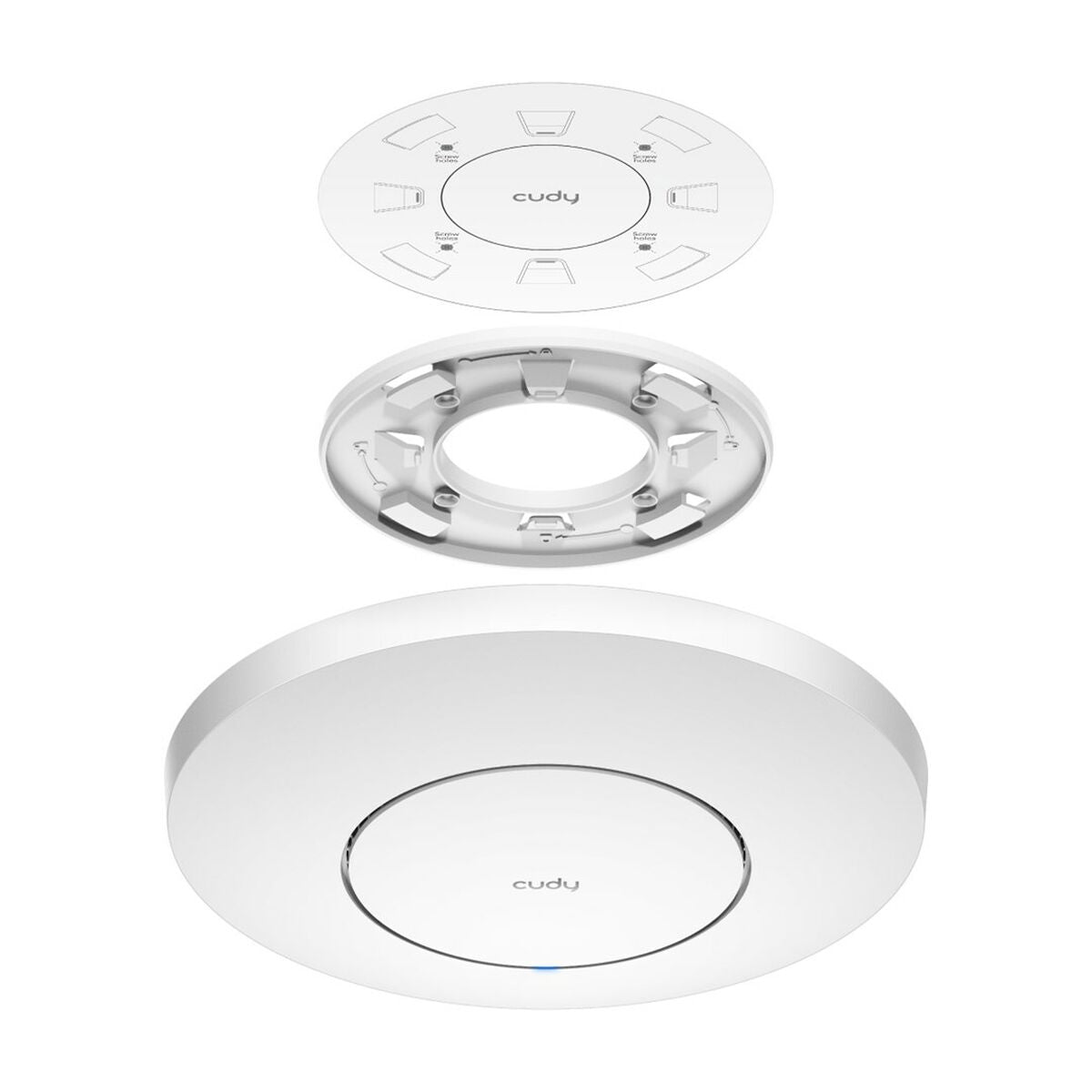 Cudy AP3000_P point d'acces réseaux locaux sans fil 2976 Mbit/s Blanc Connexion Ethernet, supportant l'alimentation via ce port (PoE)