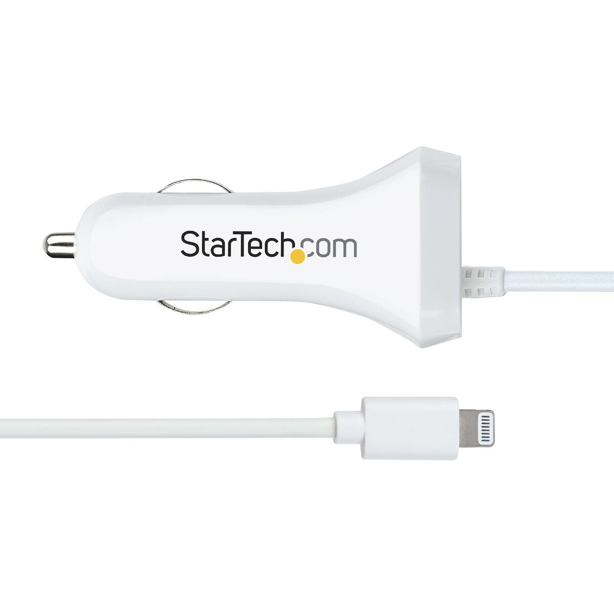 Lightning Car Charger w/Cable 2 Ports