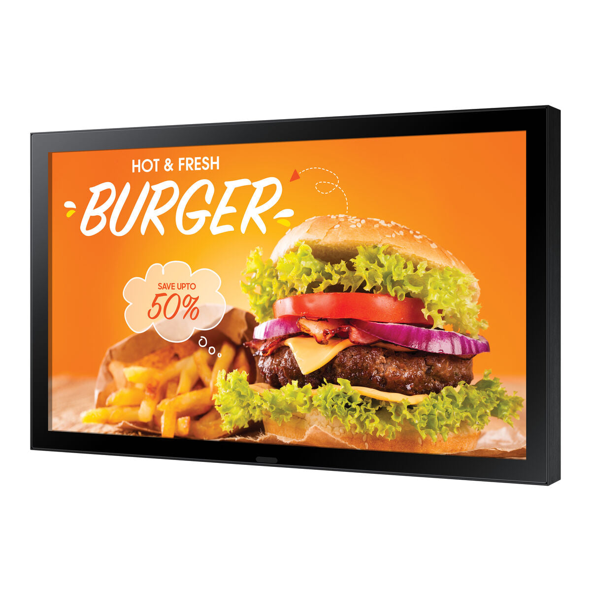 SAMSUNG OH24B Outdoor LCD 24p FHD 16:9 IP56 rated display kit with protection glass 1500nits 2xUSB 2.0 RJ45 HDMI
