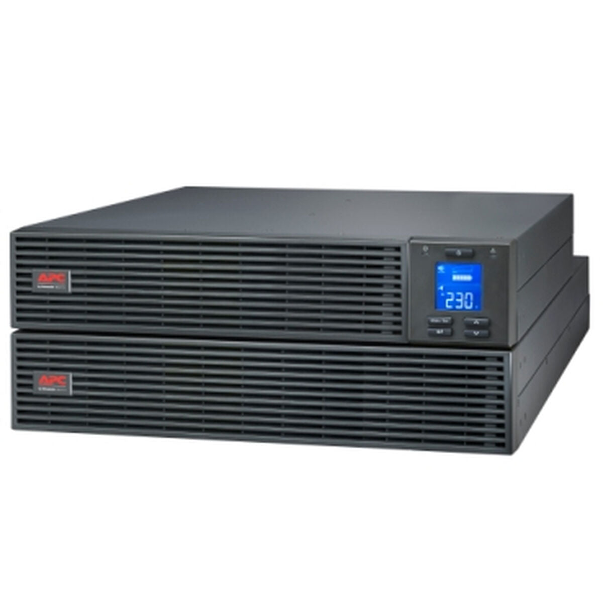 APC Easy UPS On-Line UPS Rack extended runtime AC 220/230/240V 900Watt 1000VA 1-phase lead acid USB serial oc 4 4U EU BK RAL 7010