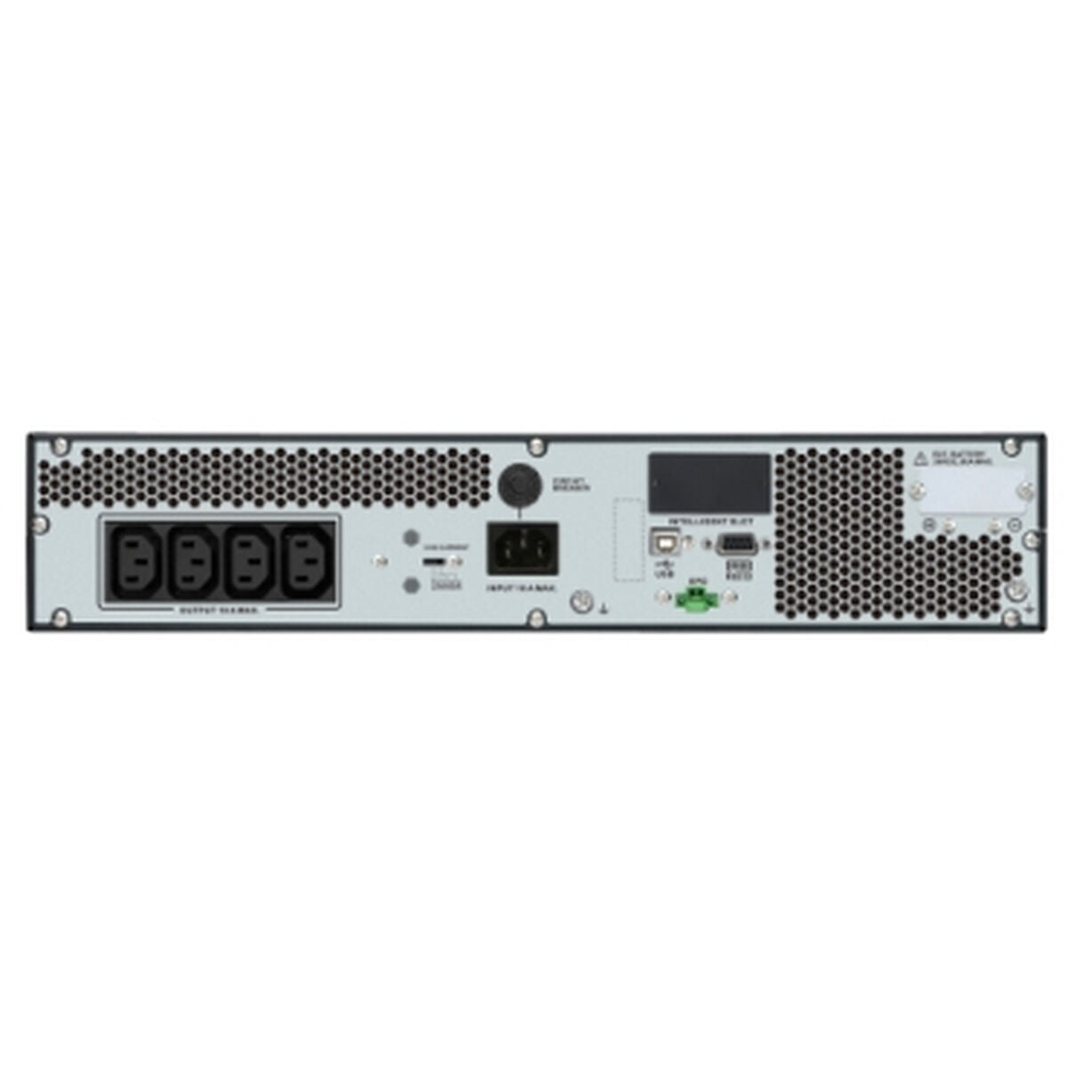 APC Easy UPS On-Line UPS Rack extended runtime AC 220/230/240V 900Watt 1000VA 1-phase lead acid USB serial oc 4 4U EU BK RAL 7010