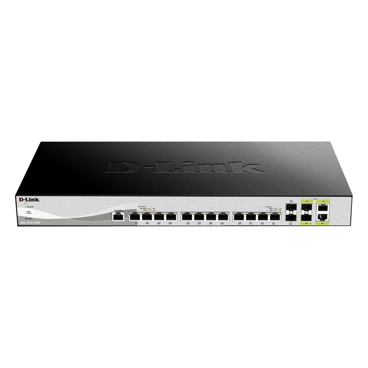 D-LINK Smart+ L2+ 12 Copper Multigigabit Ports 100M/1G/2.5G/5G/10G & 2 copper/SFP+ Multigigabit ports & 2 10GbE SFP+ ports