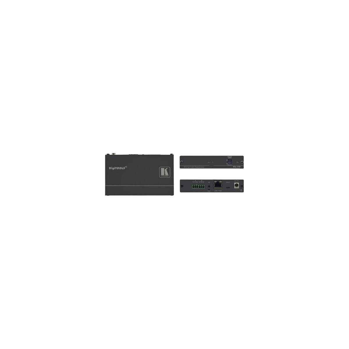Kramer 2-port PoE multi-IO Relay/GPIO control gateway