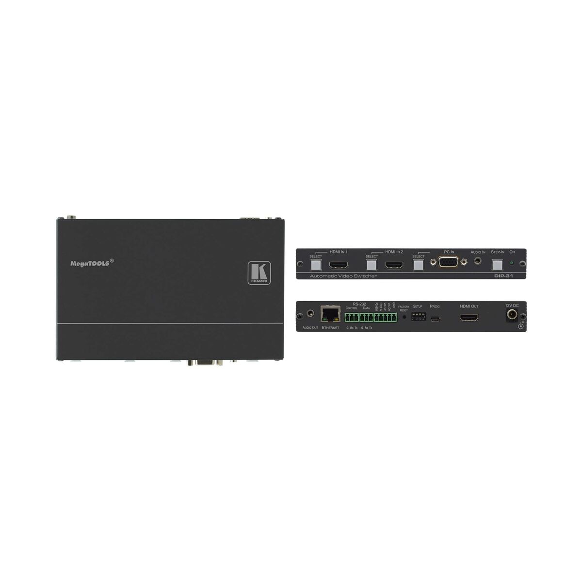 Kramer 4K UHD HDMI & Computer Graphics Automatic Video Switcher