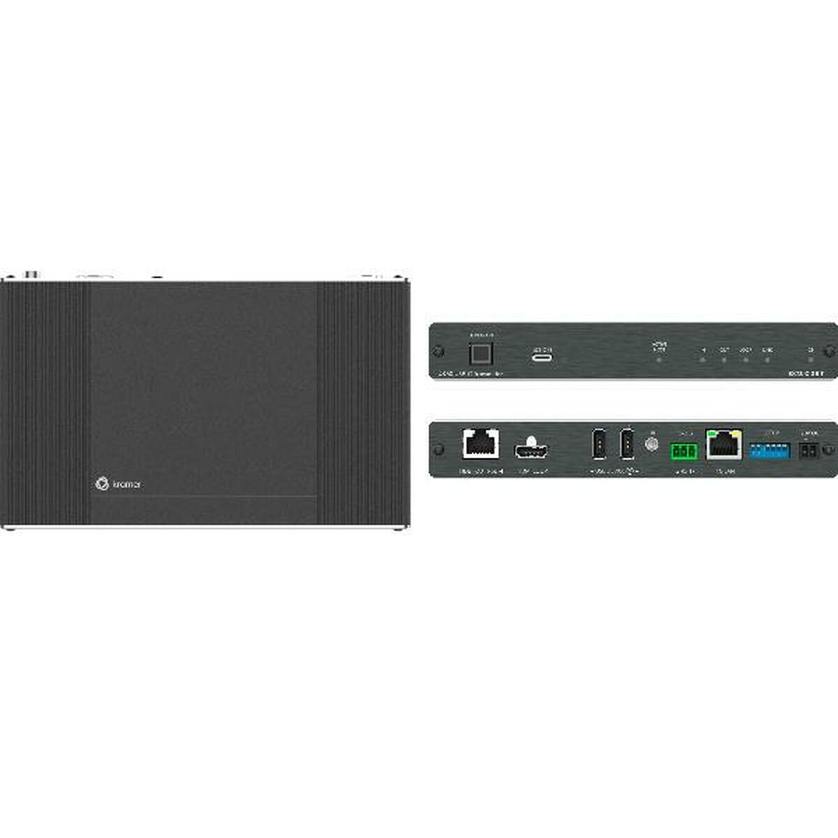Kramer USB-C AV + USB + GE 60W-charge 40m PoE-acc Tx