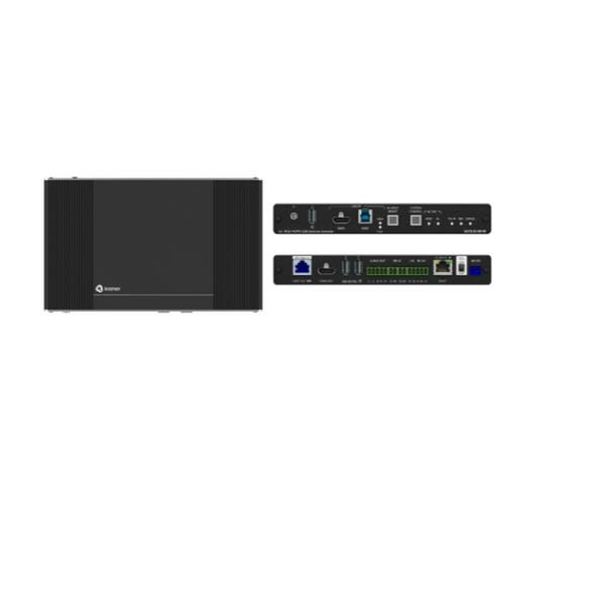 Kramer HDMI AV + USB + GE 100m 2-way PoE Smart Tx & 2x1 Switcher Rx