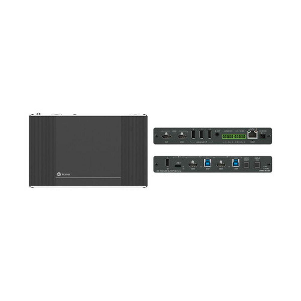 Kramer USB-C AV + USB + GE 60W-charge 40m PoE-acc Tx