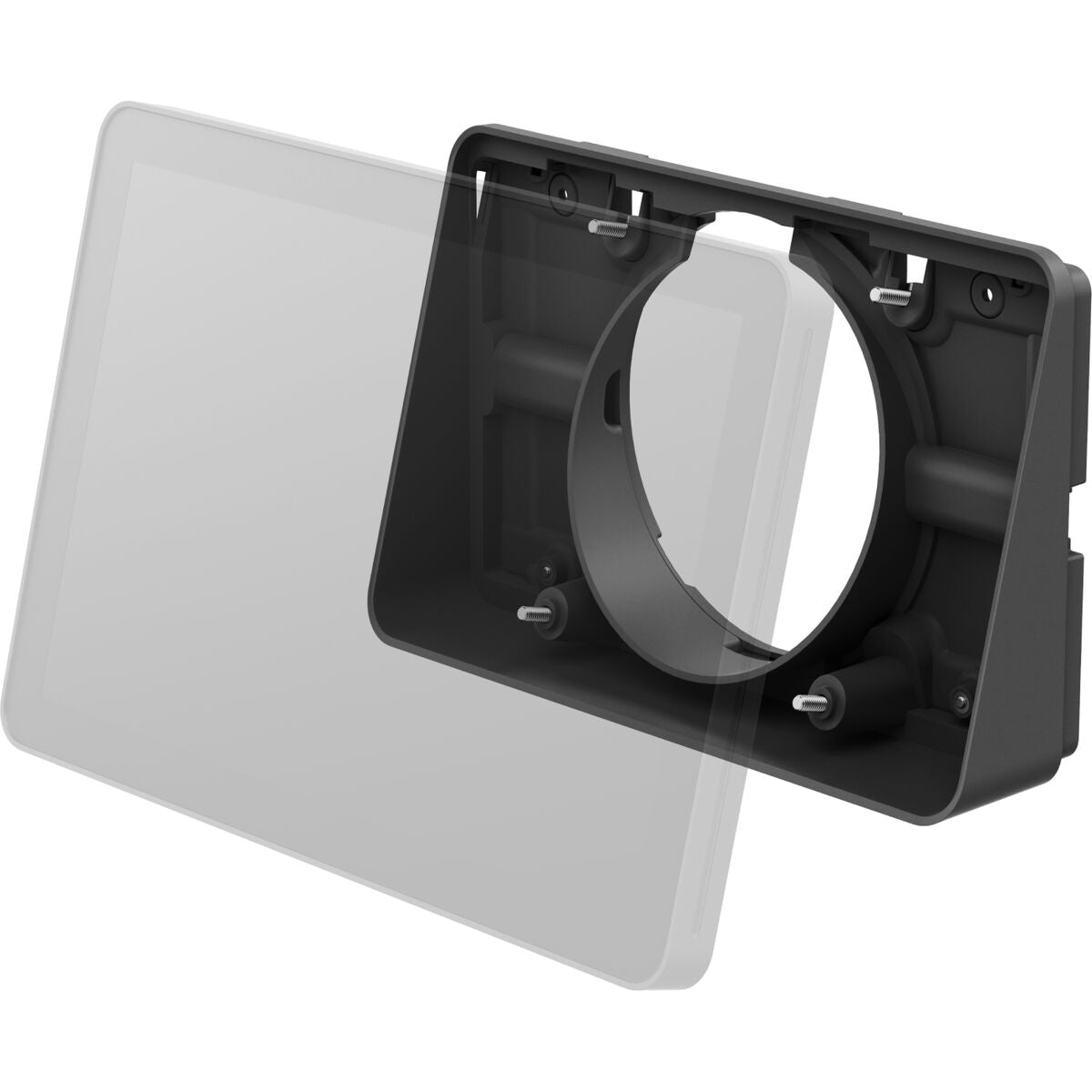 LOGITECH Mounting kit angle plinth reversible interface 14 viewing angle for meeting room scheduling system graphite