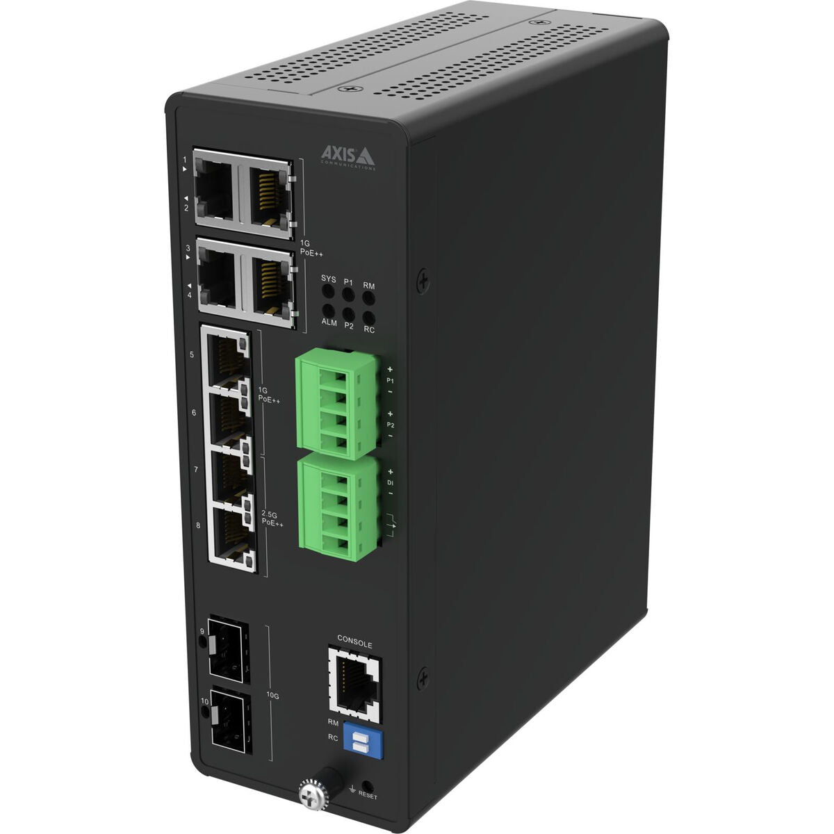 AXIS 02621-001 commutateur réseau géré 10G Ethernet (100/1000/10000) Alimentation par Ethernet (PoE) Noir