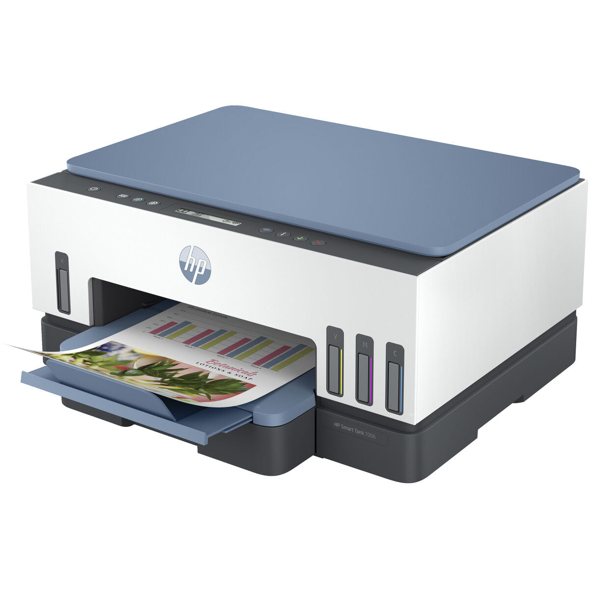HP Smart Tank 7006 All-in-One MFP colour inkjet refillable 216x297mm A4 13ppm Copy 15ppm Print 250sheets USB Wi-Fi Bluetooth