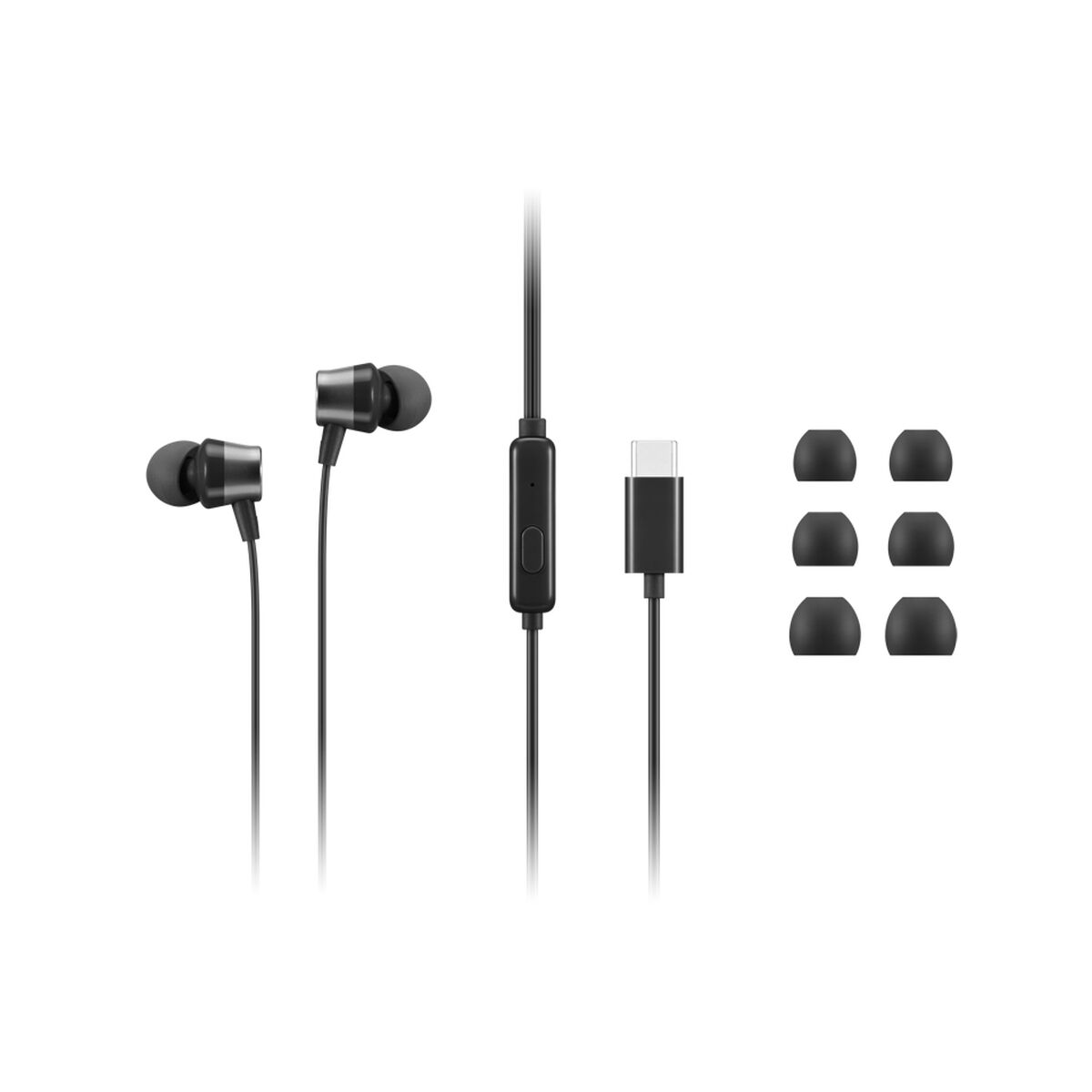 LENOVO USB-C Wired In-Ear Headphones with inline control