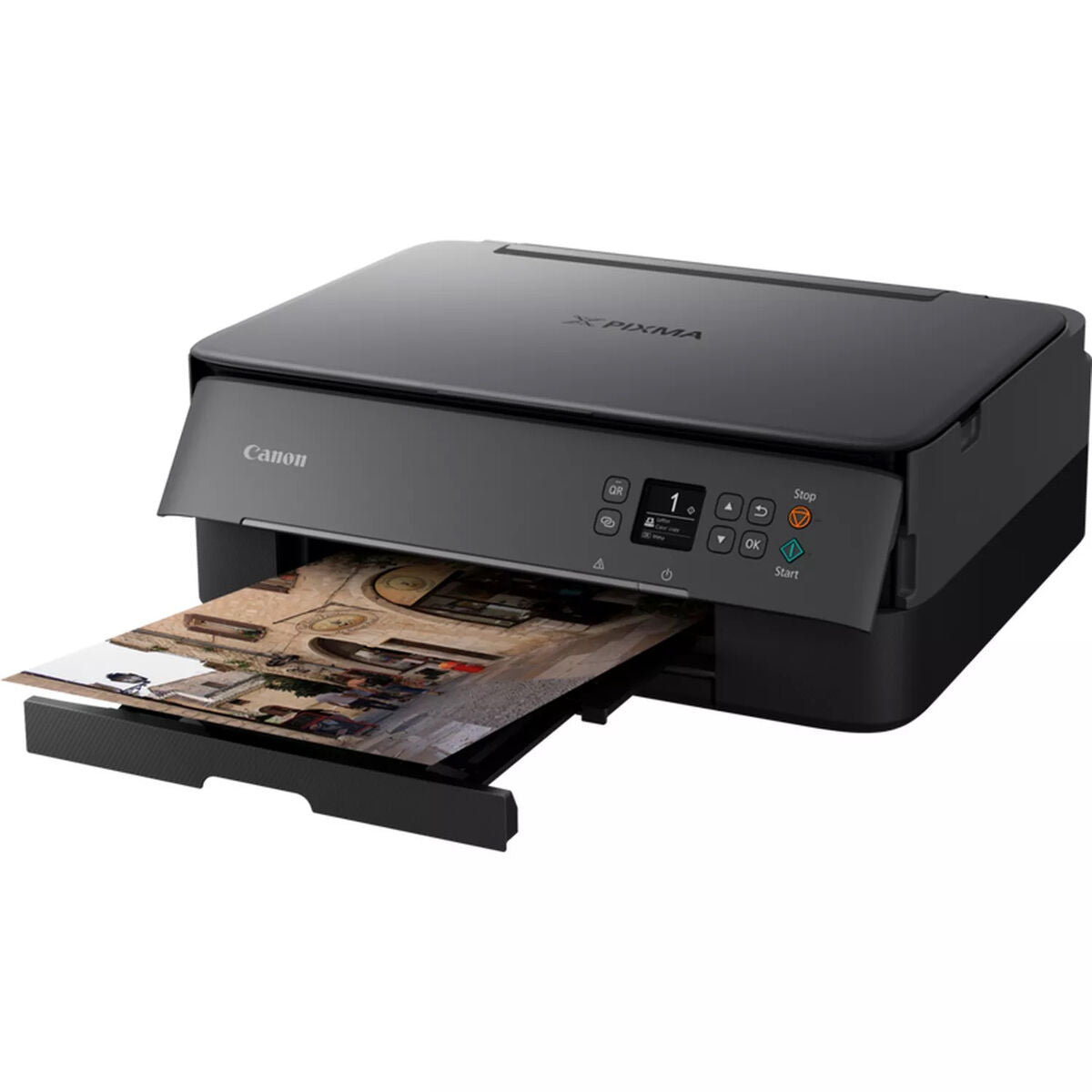 CANON PIXMA TS5350i MFP colour inkjet A4 13ipm Print 200sheets USB Wi-Fi Black (P)