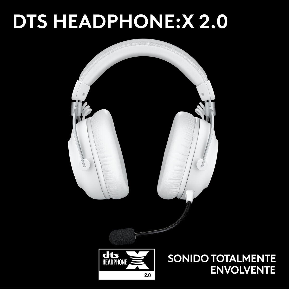 LOGITECH PRO X 2 LIGHTSPEED Wireless Gaming Headset - WHITE - EMEA28-935