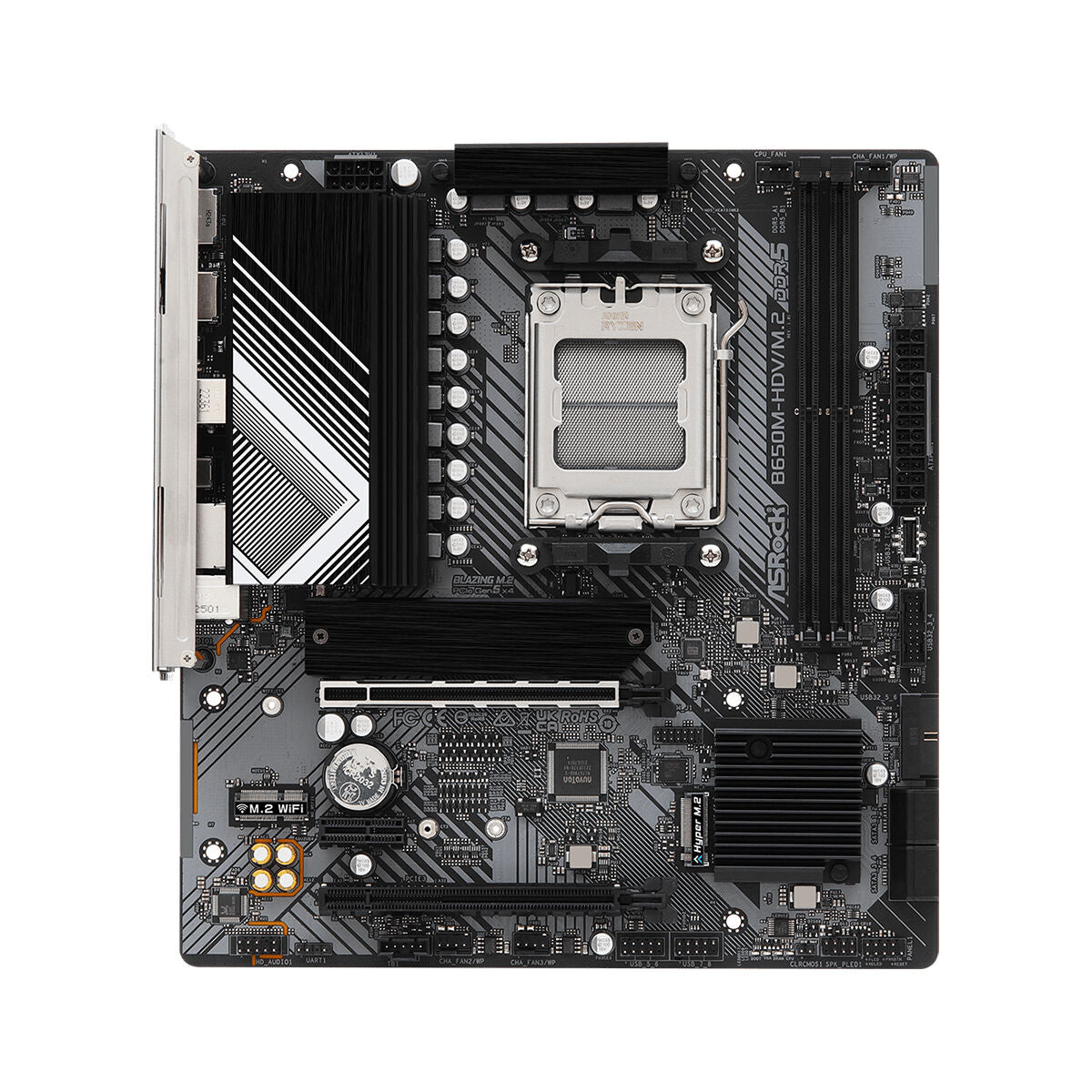 ASRock 90-MXBLA0-A0UAYZ Carte mere B650M HDV Micro ATX avec DDR5 et Ethernet 2.5 Gigabit