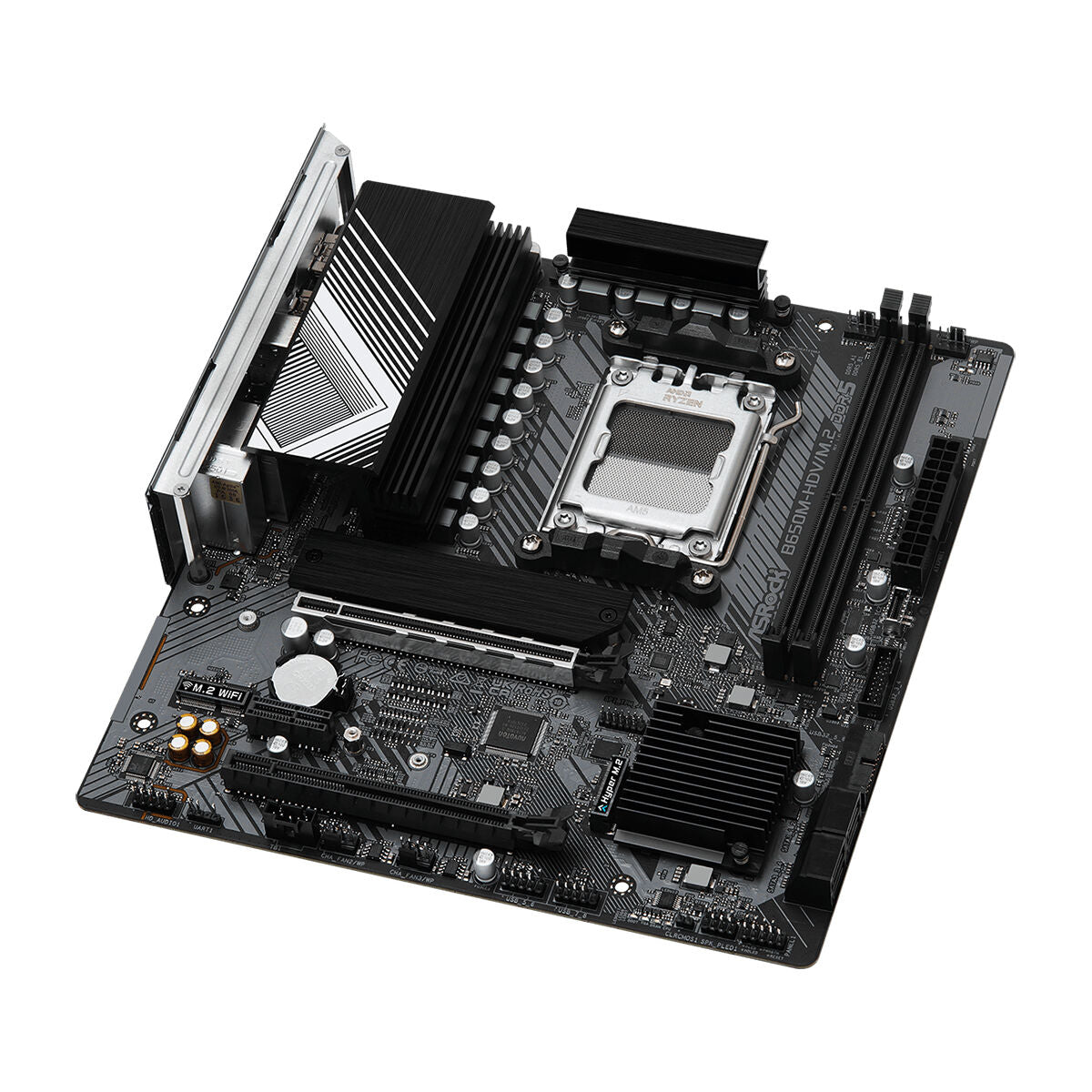 ASRock 90-MXBLA0-A0UAYZ Carte mere B650M HDV Micro ATX avec DDR5 et Ethernet 2.5 Gigabit