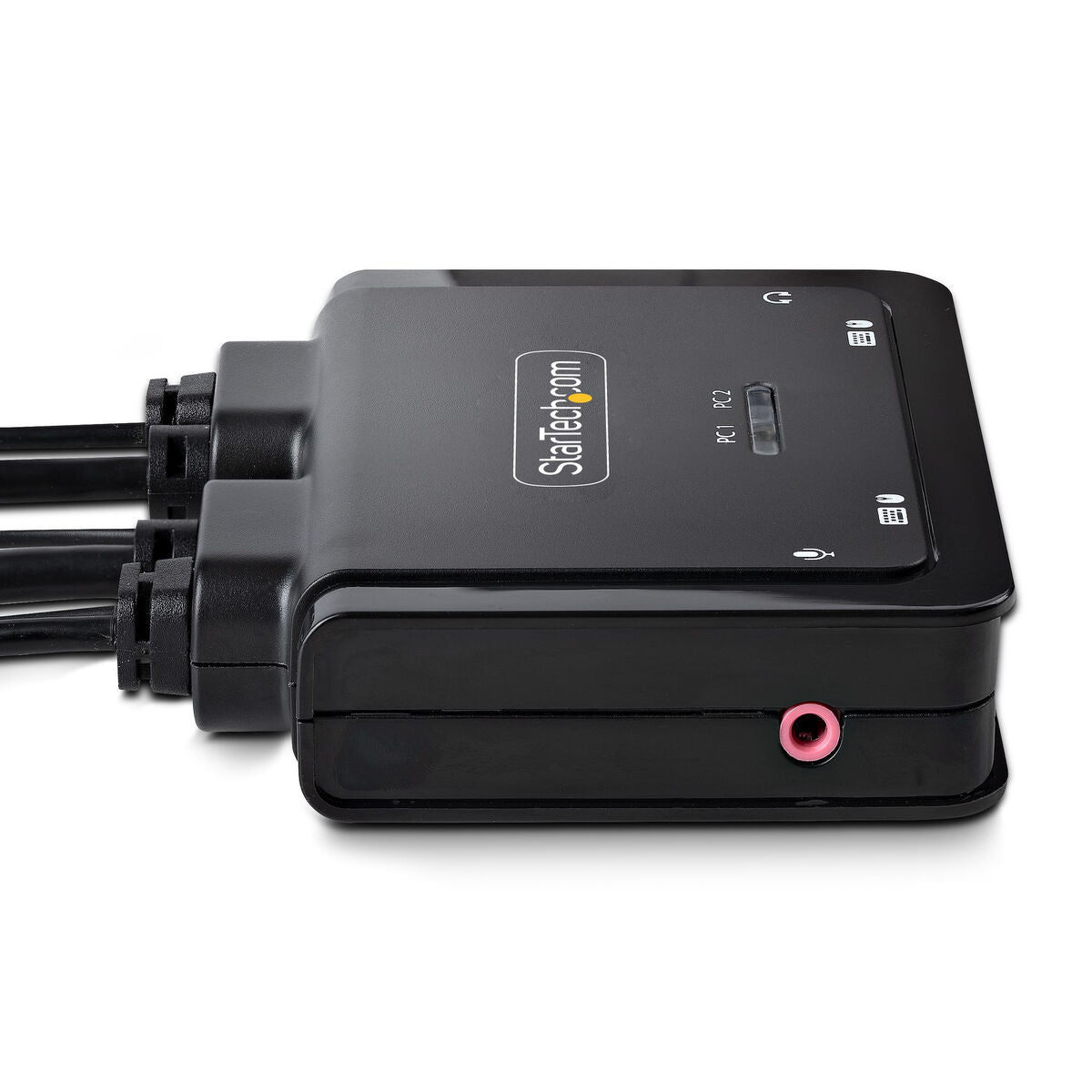 2-Port Hybrid Cable KVM Switch 4K DP