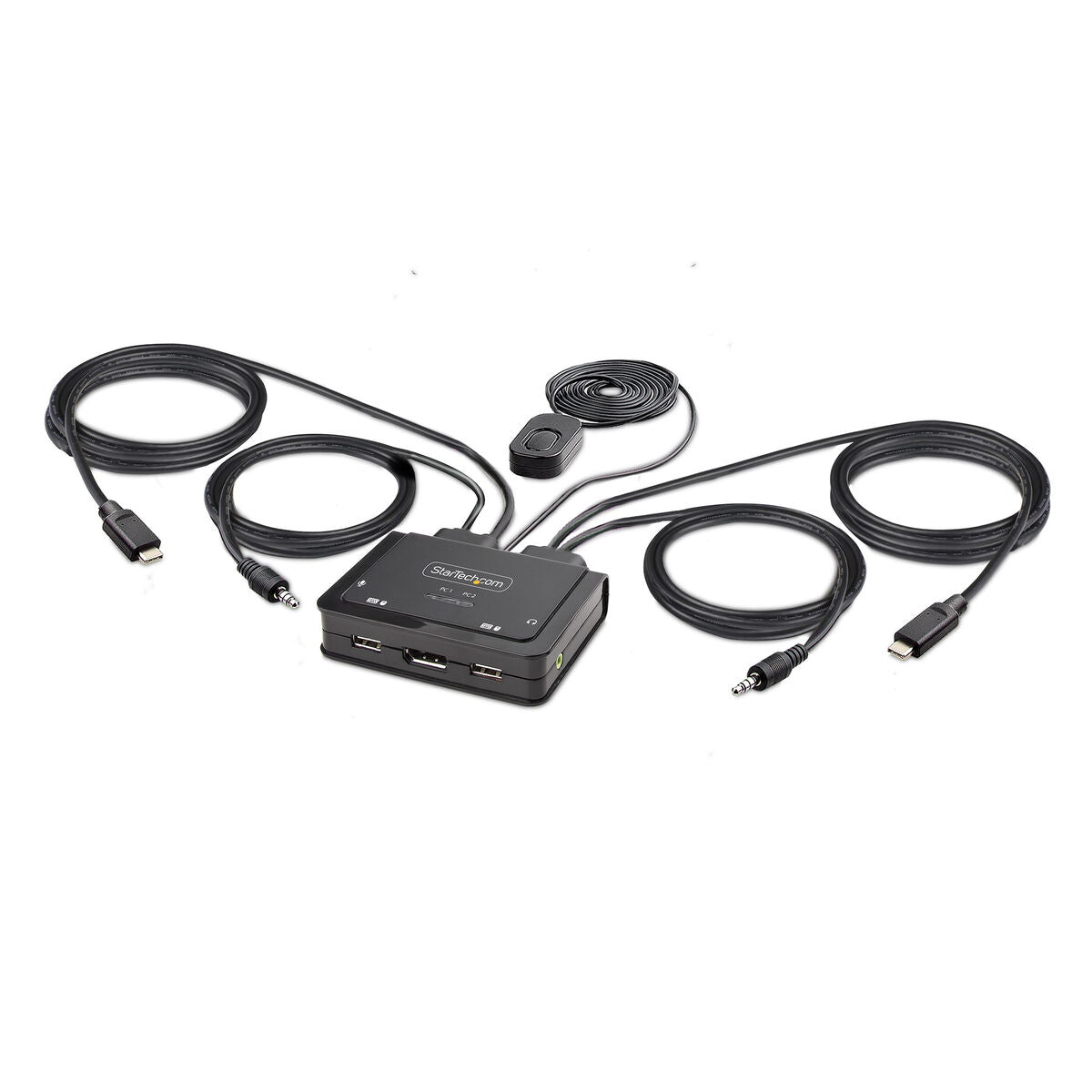 2-Port USB-C Cable KVM Switch 4K 60Hz