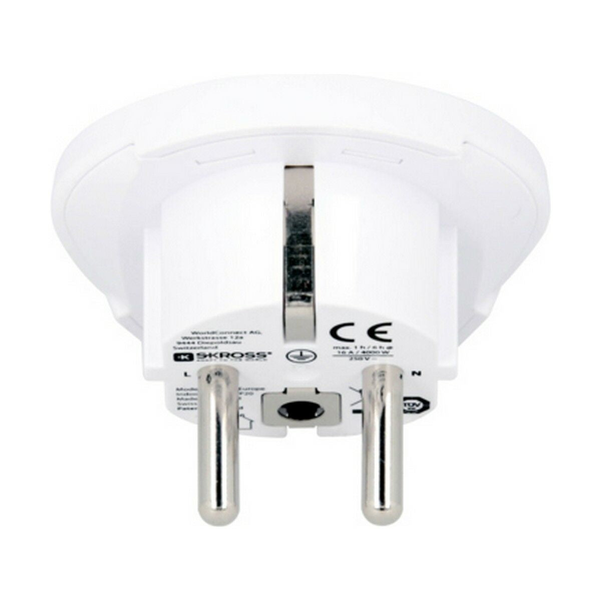 SKROSS WORLD TO EUROPE Adaptateur secteur tripolaire de voyage