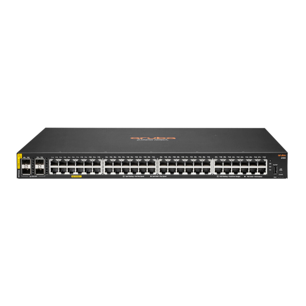 HPE Aruba CX 6100 48G Class4 PoE 4SFP+ 740W Switch