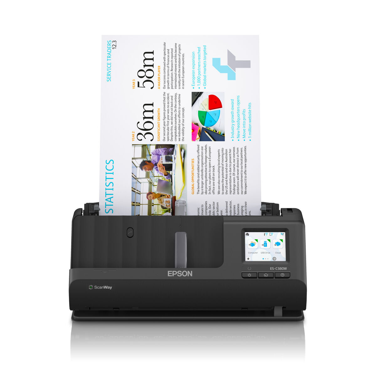 EPSON WorkForce ES-C380W Scanner 30ppm