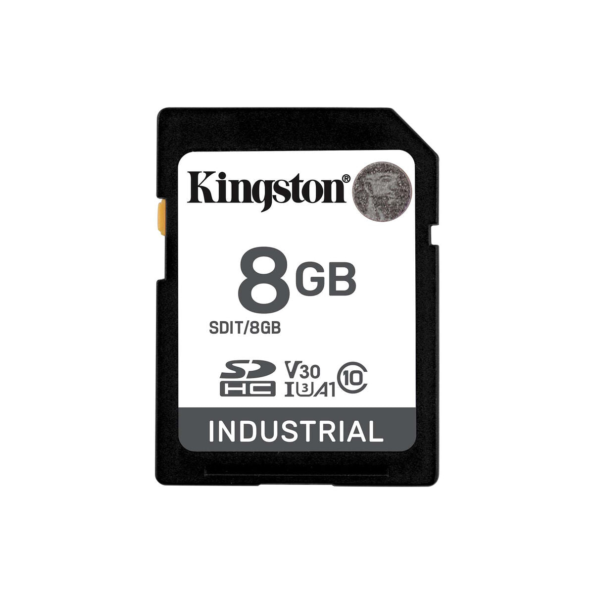KINGSTON 8Go SDHC Industrial -40C to 85C C10 UHS-I U3 V30 A1 pSLC