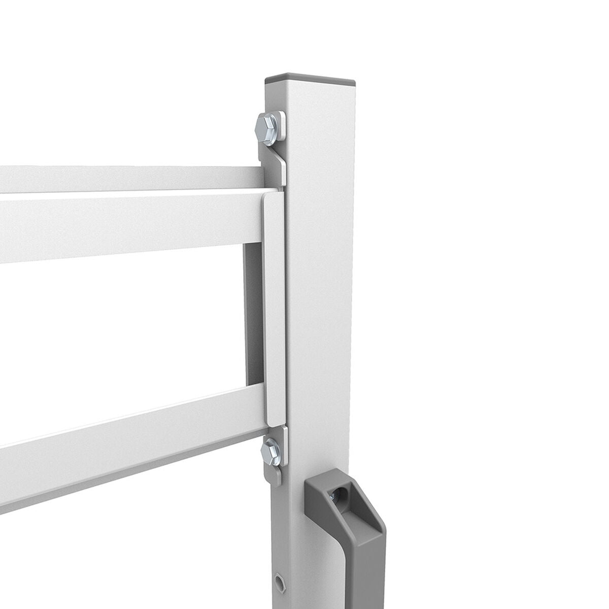 NEOMOUNTS FL50-525WH1 Support au sol mobile pour écran 55-86p - étagère multimédia incluse - installation rapide - TÌV