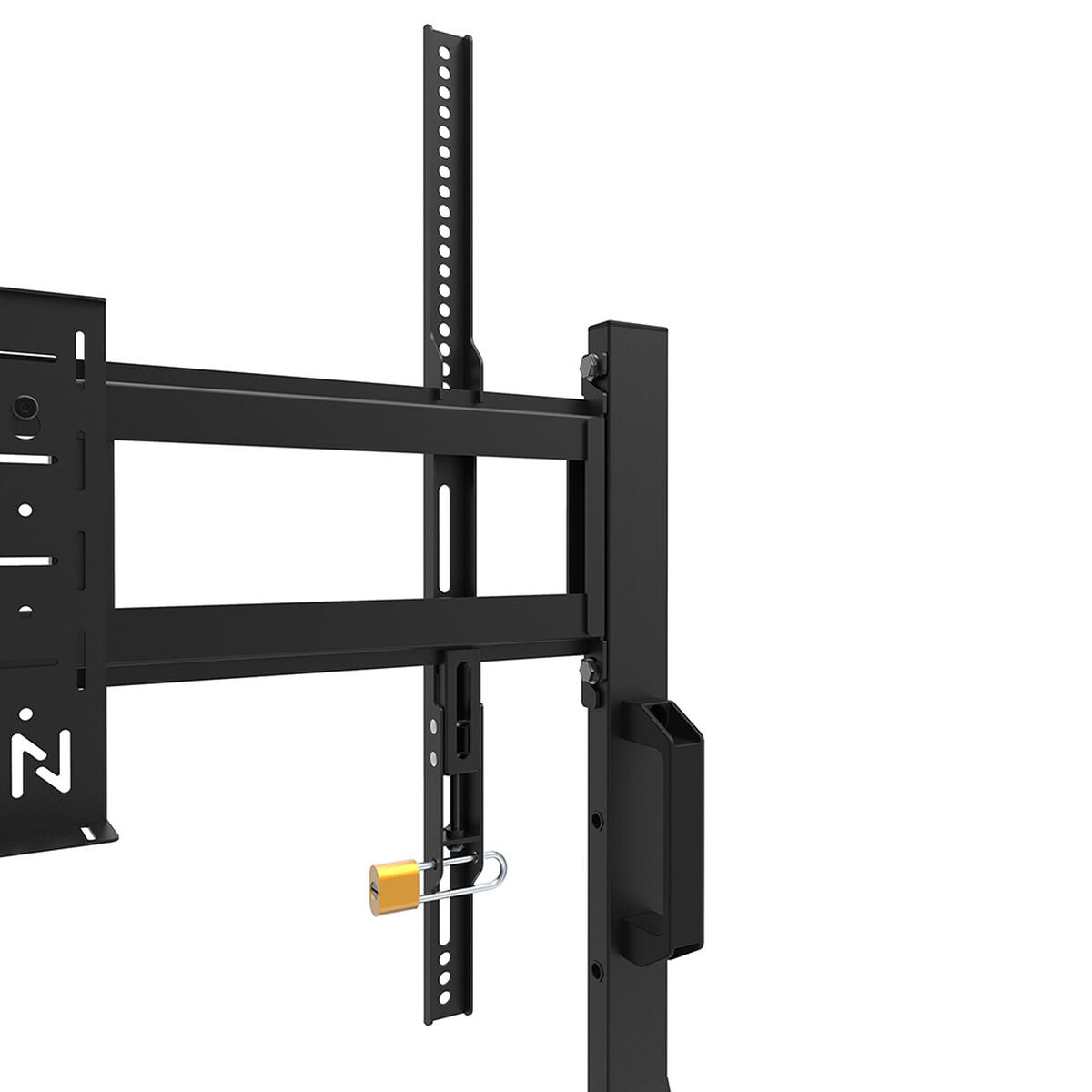 NEOMOUNTS FL50-525BL1 Support au sol mobile pour écran 55-86p - étagère multimédia incluse - installation rapide - TÌV
