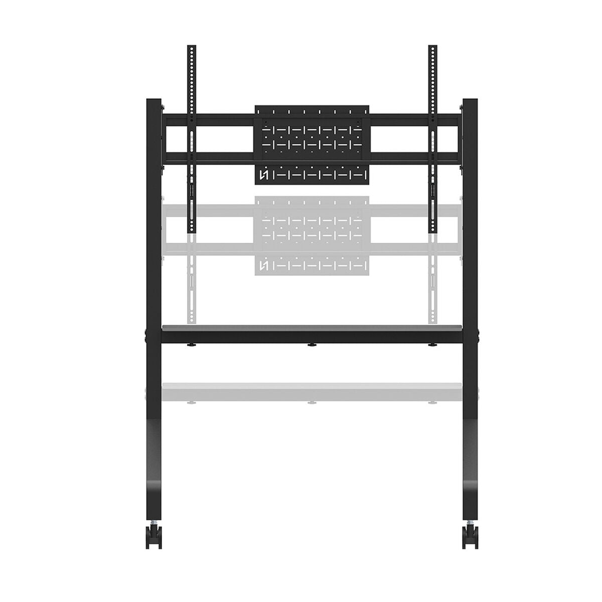 NEOMOUNTS FL50-525BL1 Support au sol mobile pour écran 55-86p - étagère multimédia incluse - installation rapide - TÌV