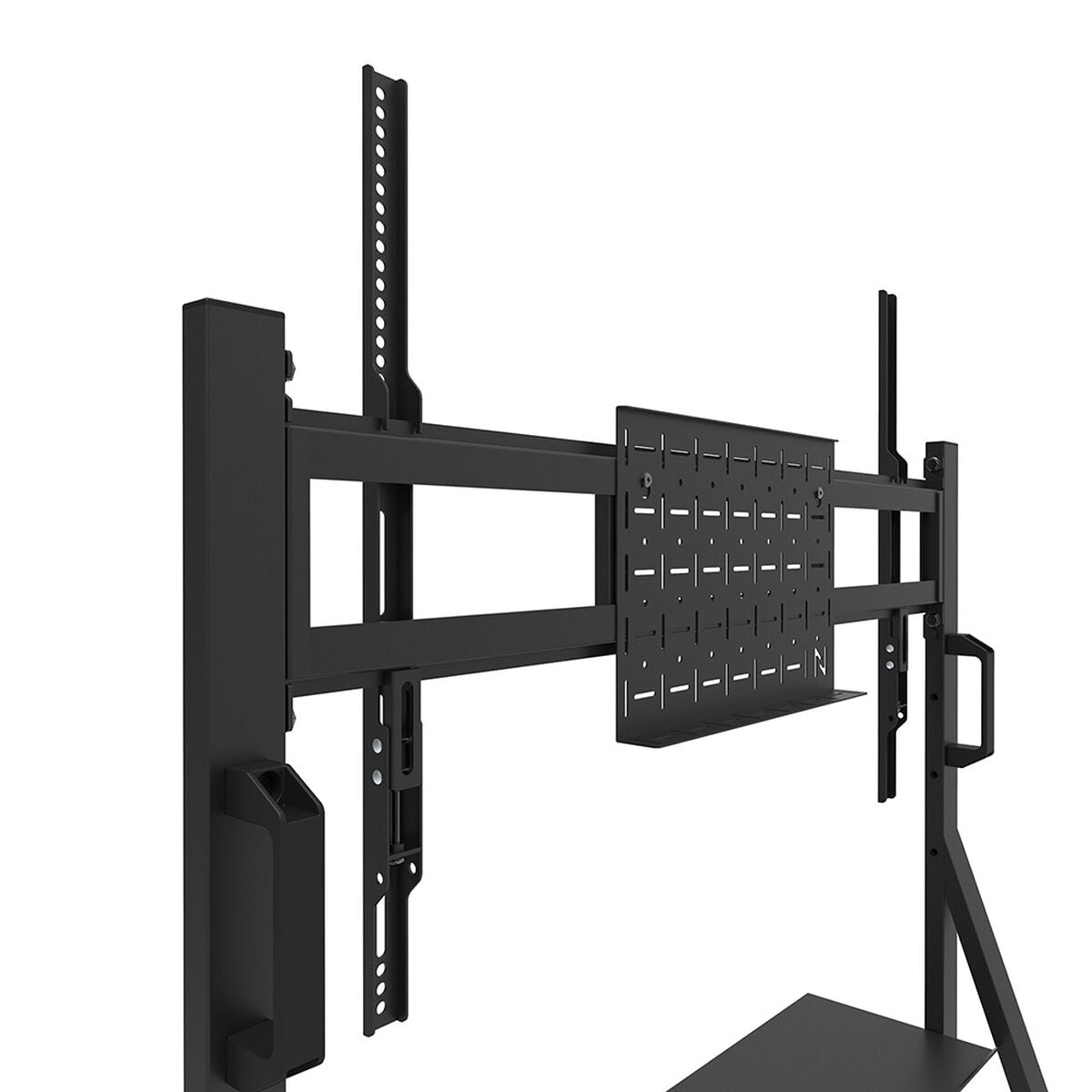 NEOMOUNTS FL50-525BL1 Support au sol mobile pour écran 55-86p - étagère multimédia incluse - installation rapide - TÌV