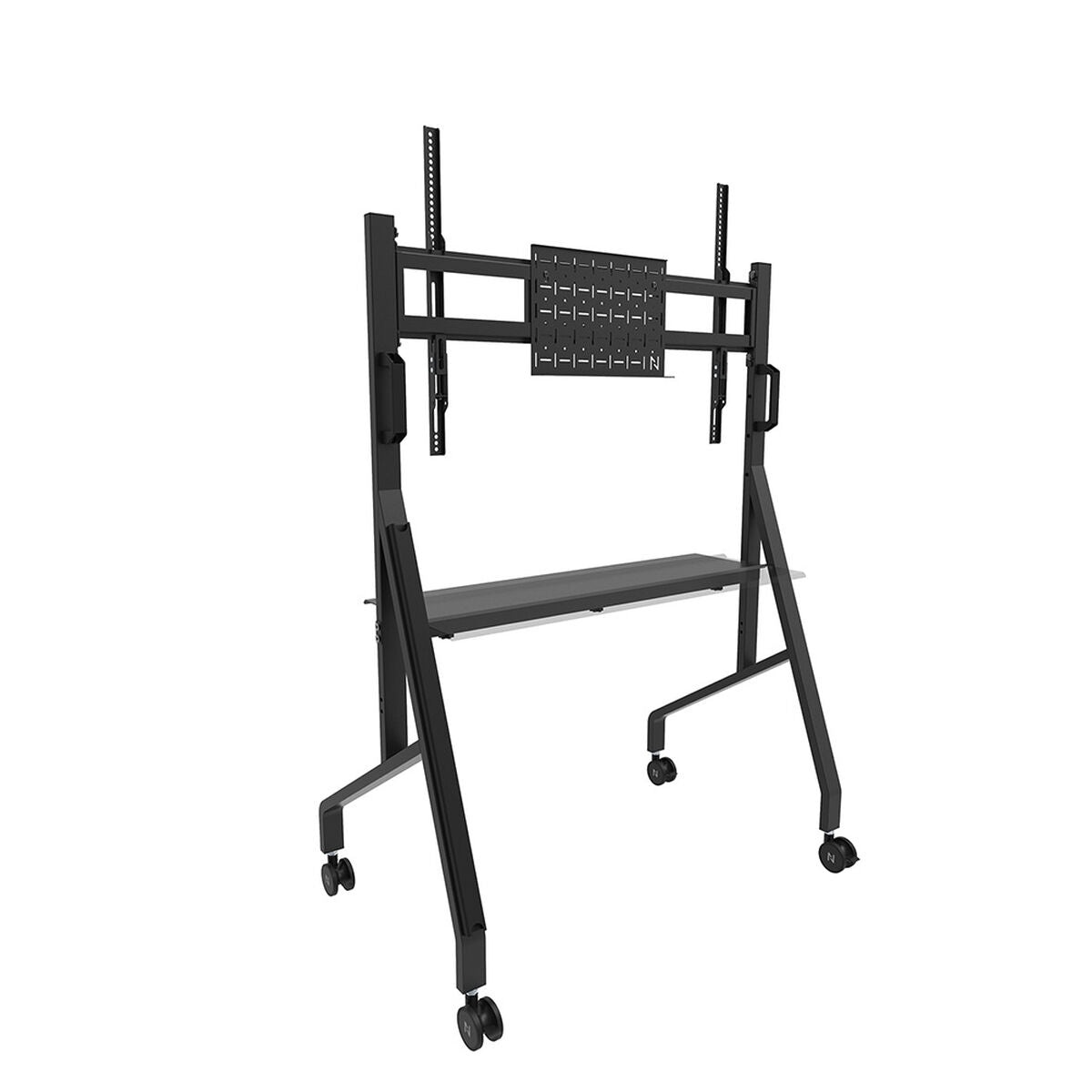 NEOMOUNTS FL50-525BL1 Support au sol mobile pour écran 55-86p - étagère multimédia incluse - installation rapide - TÌV