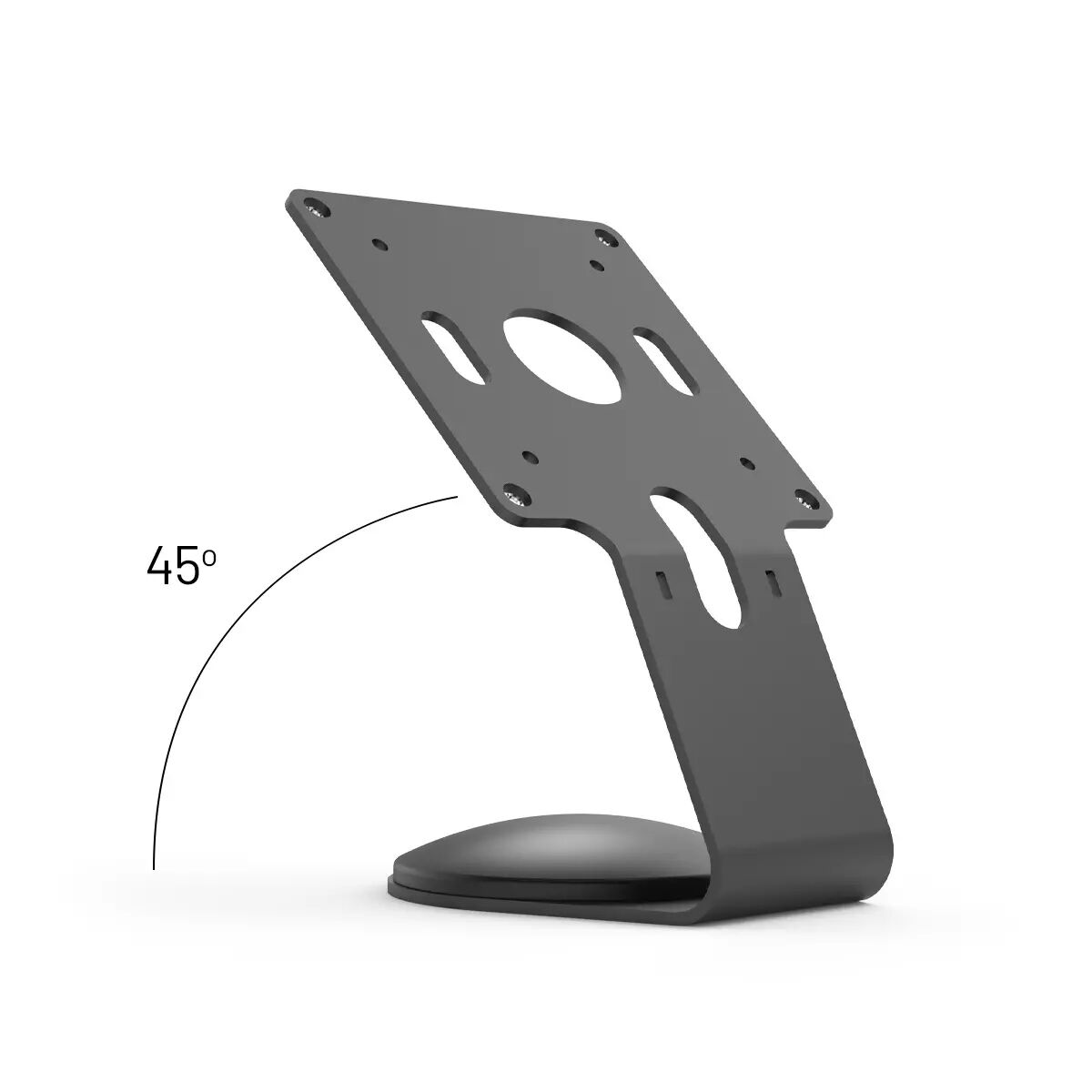 VESA Fixed 45d Core Counter/Wall Mnt BK